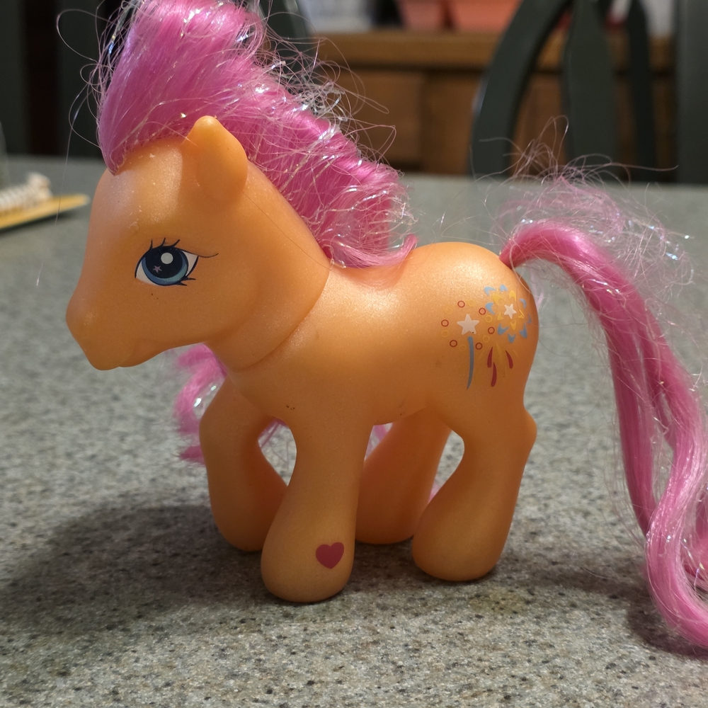 My Little Pony Orange Pony with Pink Mane
